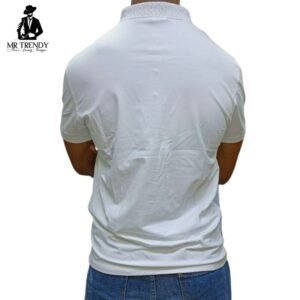 Dotted White Polo Shirts