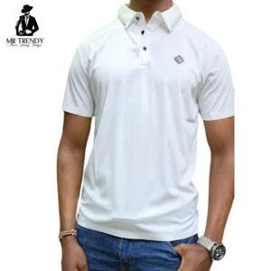 Silky White Polo Shirts