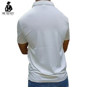Silky White Polo Shirts