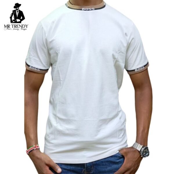 Boss White T-Shirts