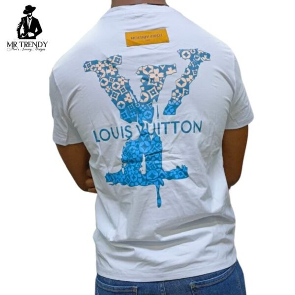 LV Blue Print T-Shirts